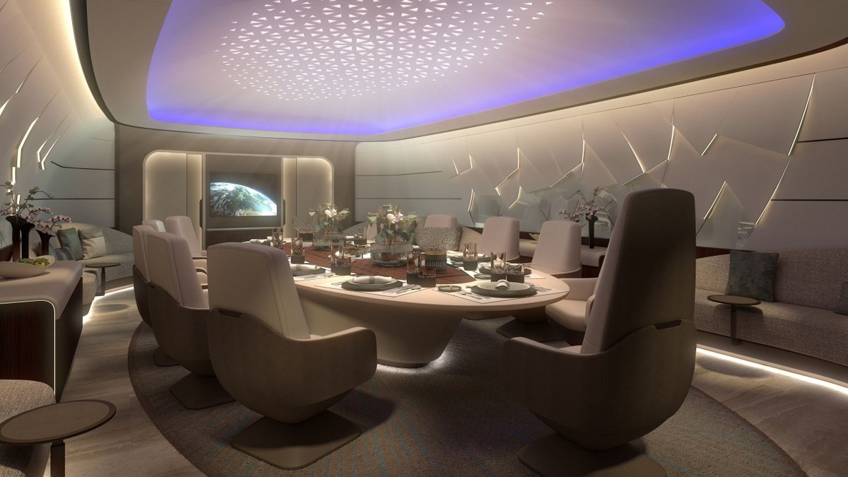 @LHTechnik has pre-launched its state-of-the-art VIP cabin design for the BBJ 777-9.

Read more: timesaerospace.aero/news/aircraft-…

#aircraftinteriors #cabindesign #airlinesandairlines #aviationindustry