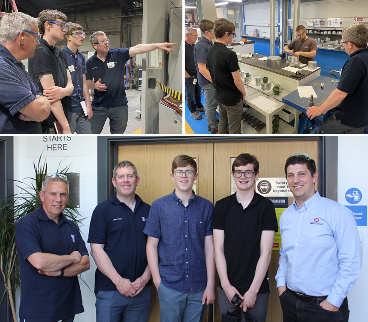 wallcolmonoy's tweet image. Happy to support school work placement for 2 young prospective engineers at @RollsRoyce!
They took a ‘field trip’ to our #UKfoundry so they could see how it supports manufacture early on in the #enginedevelopment – and how it all links in the #manufacturing #valuechain.