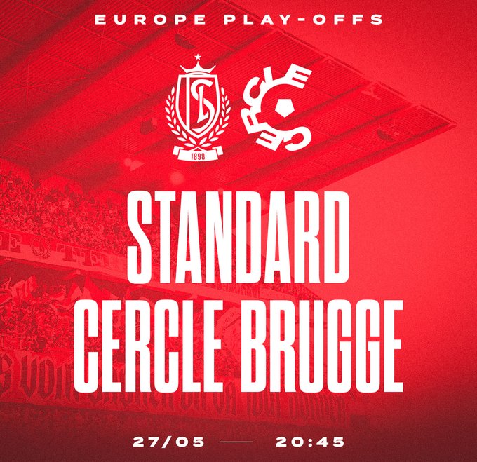 🔜 Standard 🆚 Club Brügge ⚽
🖇 𝗜𝗻𝗳𝗼𝘀 𝗽𝗿𝗮𝘁𝗶𝗾𝘂𝗲𝘀 pour la rencontre de ce ...