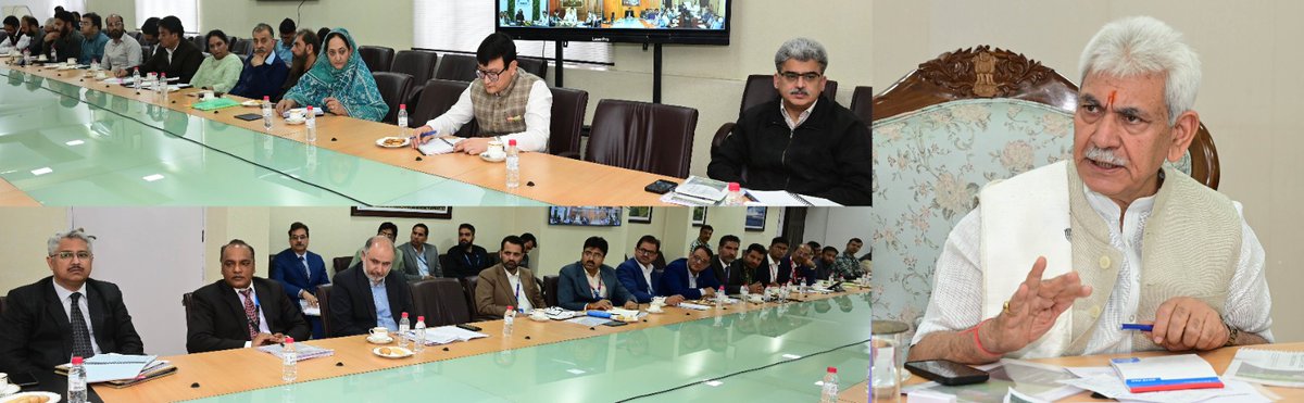 diprjk's tweet photo. #KisanSamparkAbhiyanJK
LG Sh. Manoj Sinha chaired  a meeting to review implementation of Agriculture credit schemes of banking and financial institutions ;  stressed on  effective implementation of Holistic Agriculture Development Program (HADP).
@AgriGoI 
@OfficeOfLGJandK https://t.co/Ee9I46grAS