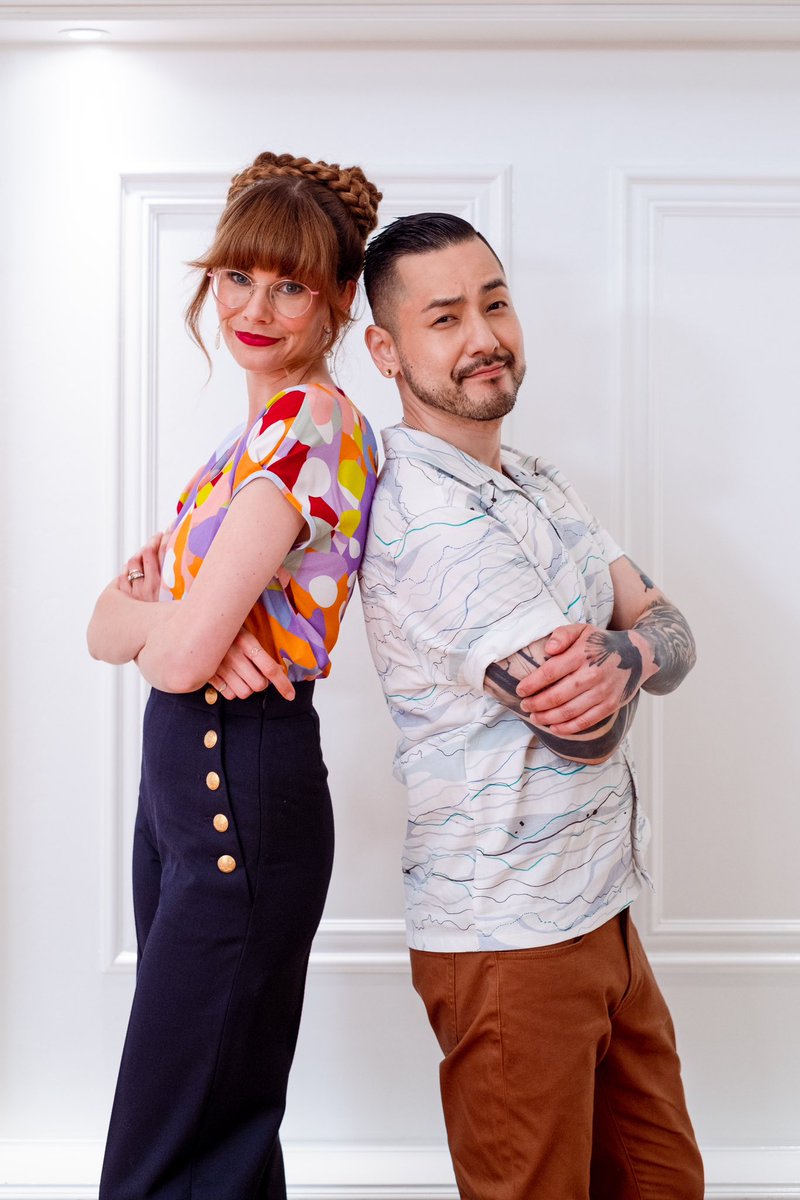 CTV's tweet photo. Your favourite judges @mary_berg3 and @thekouign return in a sweet new episode of #CrossCountryCakeOff tonight at 9/8mt! 🍰🧁 https://t.co/qI29e6uMdp