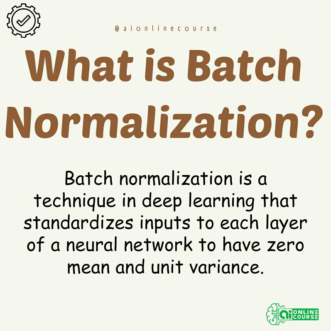 aionlinecourse's tweet image. What is Batch Normalization | Ai Basics
#machinelearning #aibasics #batchnormalization #ai #ArtificialIntelligence