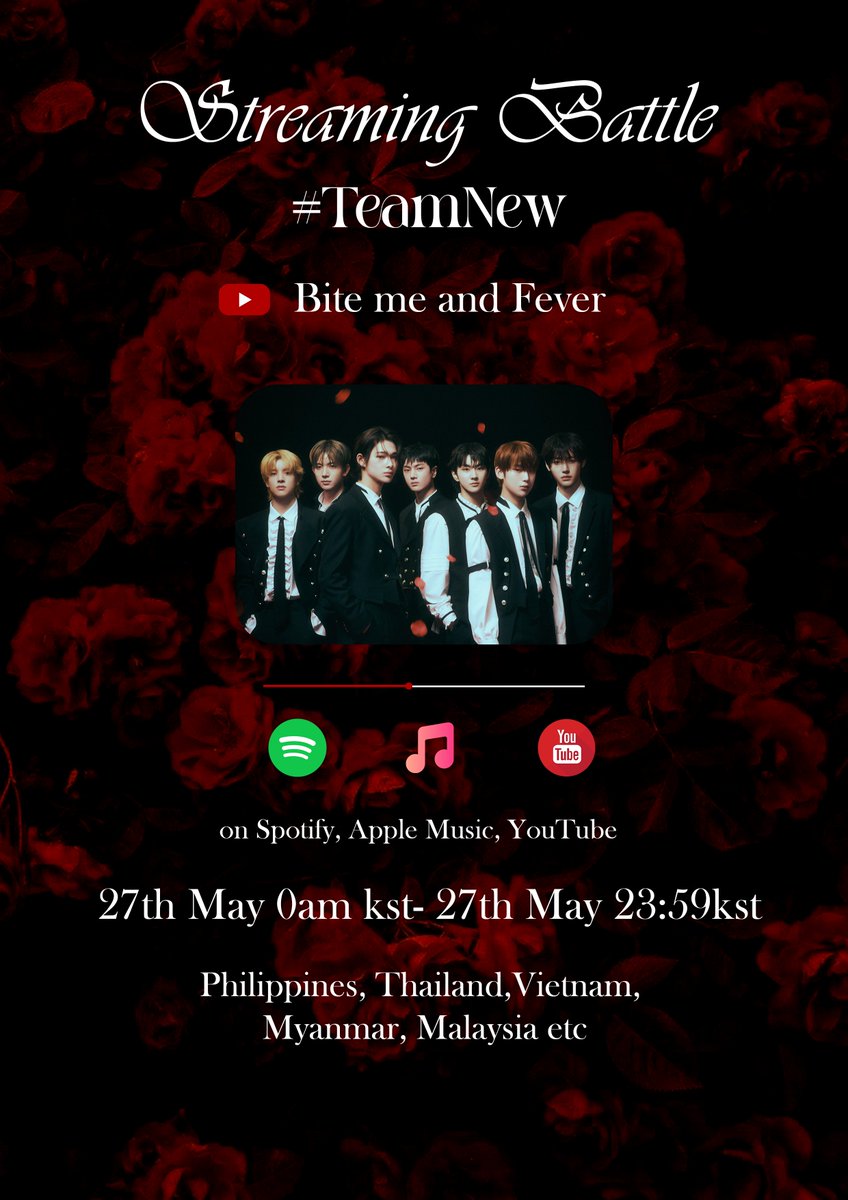 Blue_Pepper20's tweet photo. #TeamFull #TeamHalf #TeamNew Get ready for the streaming battle in 30 minutes. Tag your teammates or moots in your timeline with streaming ss and encourage ENGENES to stream harder. Let's secure the M COUNTDOWN WIN for ENHYPEN.
#ENHYPEN #DARKBLOOD #Bite_Me https://t.co/YXYWW7zvgK
