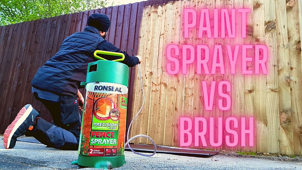 Sitting on the fence about Ronseal's Precision Finish Fence Sprayer?🤔 Check out our NEW YouTube video to find out everything you need to know 😁 Link below 👆 youtu.be/hnpONJUCG_A #DIYWeekend #Ronseal #RonsealSprayer