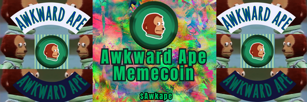 We are working on a NFT collection to raise funds for liquidity and also making a way where holders of $Awkape can be earning monthly %APY