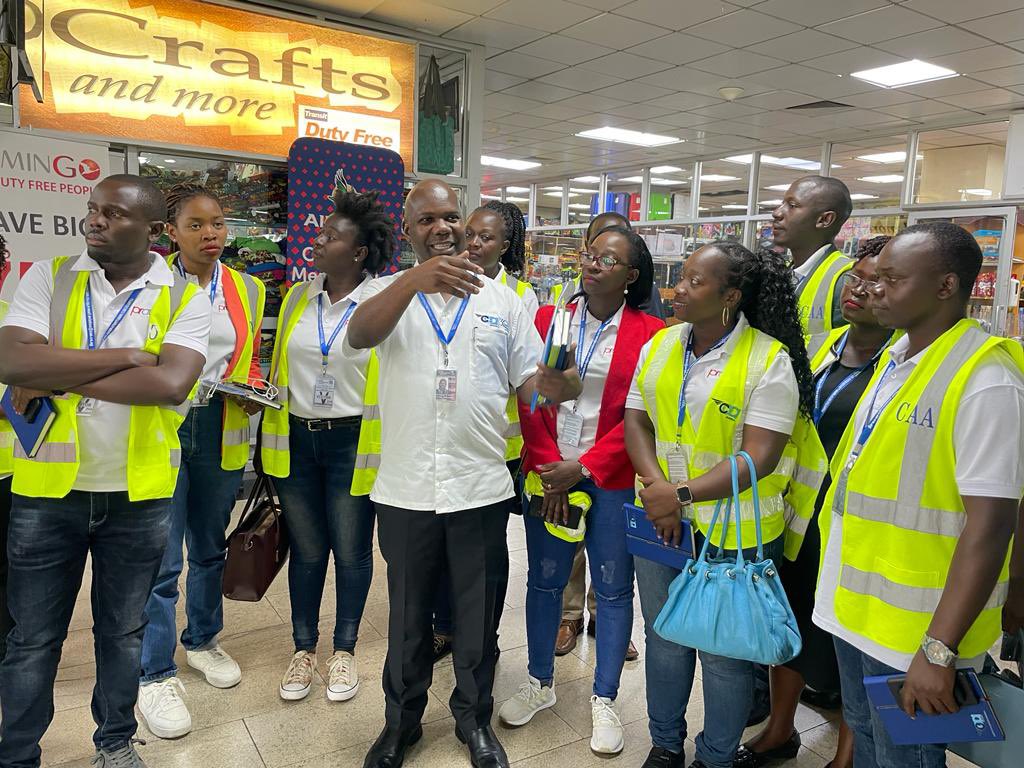 tina_wamala's tweet photo. Impressive tour of the new facilities at Entebbe airport. Really excited about the passenger experience following these expansion plans. Thank you for hosting us @UgandaCAA
#BenchmarkingVisit
#PRAU https://t.co/fjJNY7wS4P