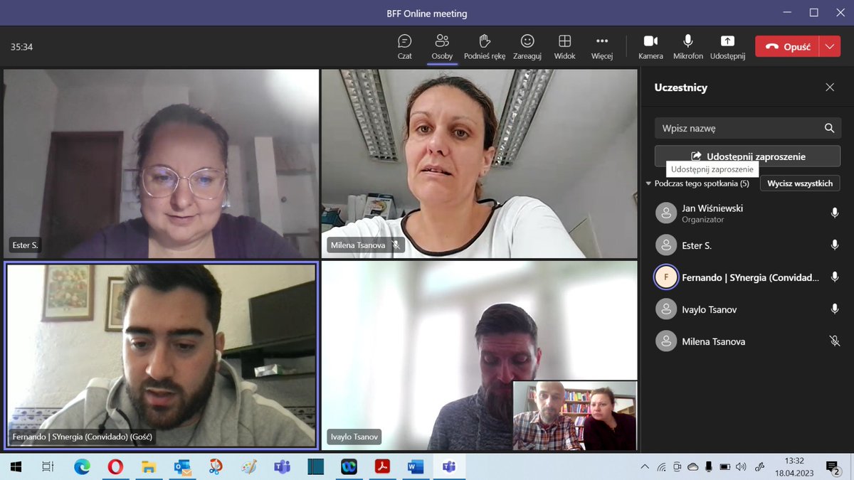 During the last online meeting of the #ErasmusPlus project, the BFF partners talked about the TPM that will take place in Slovenia at the end of June. The partners also talked about the completion of the modules in PR1.
#erasmusplusproject #adhdproject #adultlearning #learning