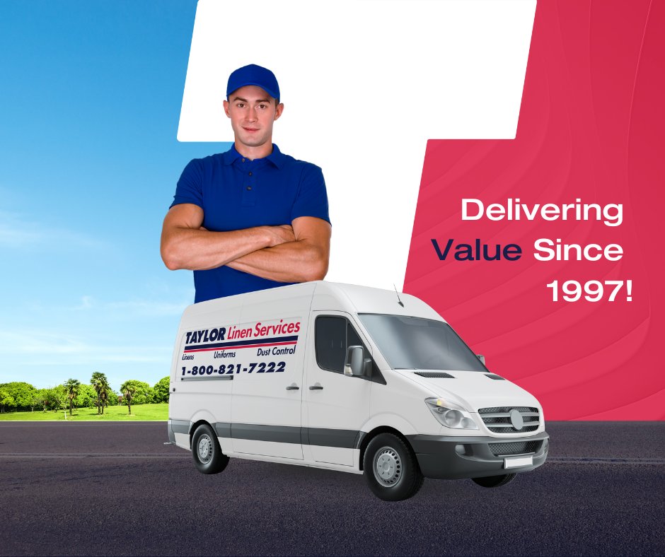 As a #FamilyOwned and locally-operated provider, Taylor Linen Services has delivered superior value to our customers for over 25 years! We're whole-heartedly dedicated to the communities we serve. Visit our website today to learn more about our company! taylorlinenservices.com