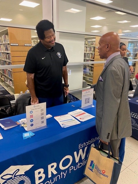 The #SFAARegionalMarketplaceLaunch at Broward County's West Regional Library. Thank you to the SMWBEs who took the time to attend and connect. 👍
#SouthFLSmallBiz # #Avisare #Opportunities #HealthFoundationSouthFlorida #SBE #MBE #MWBE
Broward County Public Schools