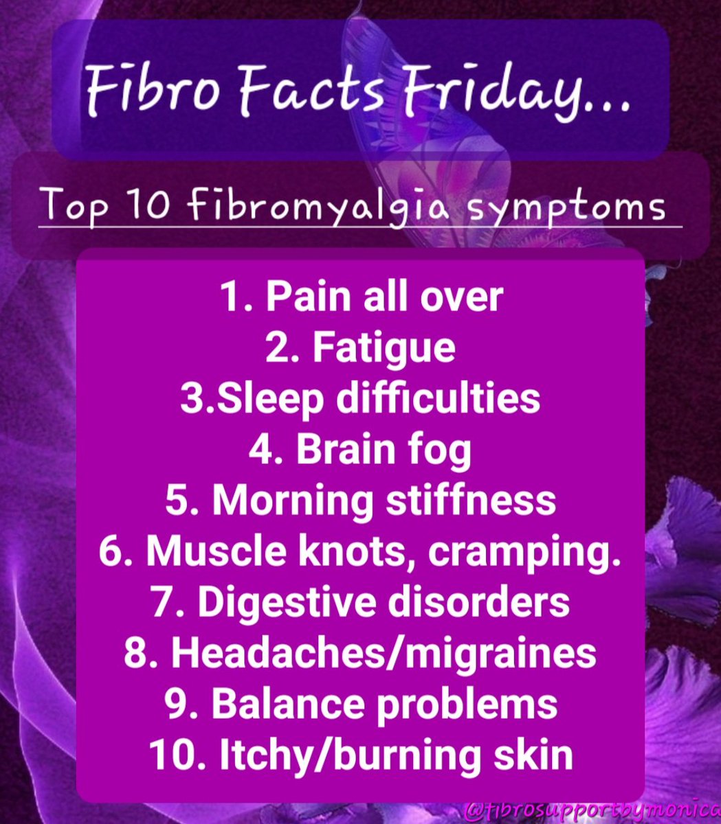 Fibro Facts Friday...
#fibrofactsfriday #fibrofacts #fibromyalgia #CFSME #fibrosupportbymonica