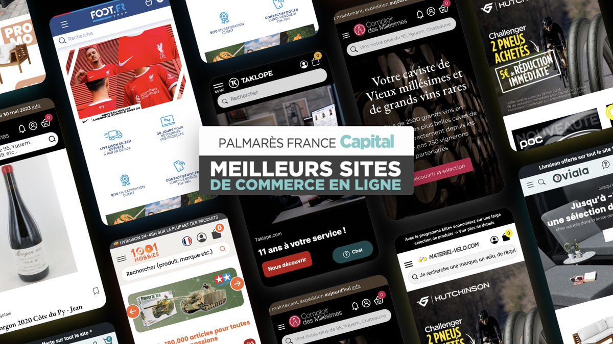 prestarocket's tweet image. 6 clients dans le palmarès ecommerce 2023 du magazine Capital !
Taklope.com
Foot.fr
Comptoirdesmillesimes.com
1001hobbies.fr
materiel-velo.com
Oviala.com

Bravo à eux et toute l'équipe Prestarocket !
prestarocket.com/blog/capital-c…