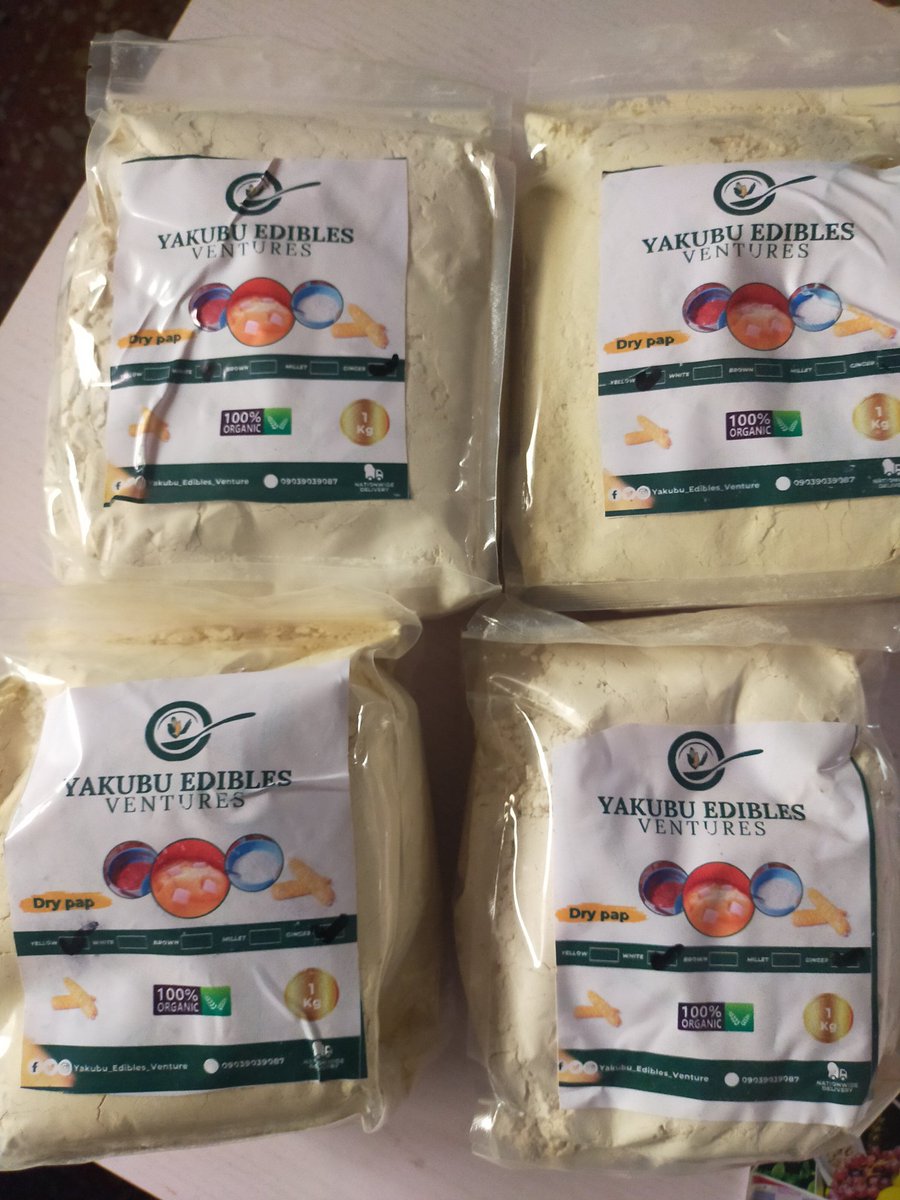 @hadisirika My Name is Yakubu Jimoh, I live in Ado Ekiti. This is my business and this is what I use to pay my bills. I'm into production of powdered Pap(Ogi,Akamu) I produce different varieties of Pap; White Brown Yellow, We also add Ginger, Clove. Please RT & Patronize. 0903903908