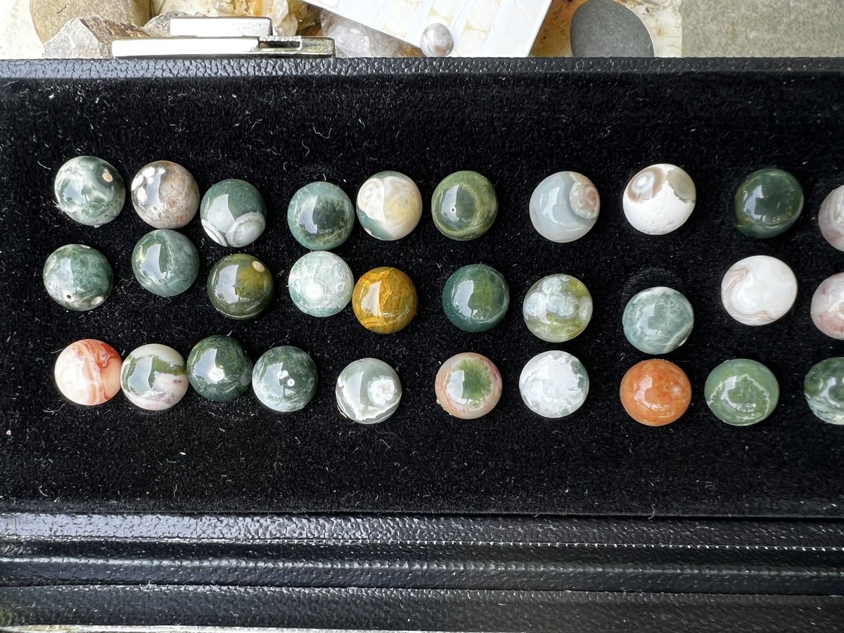 Perfect for earrings, these Ocean Jasper cabochons are very affordable (especially considering the rarity of the material) Comment to claim your deal- 2 for $15. #earrings #makejewelry #oceanjasper