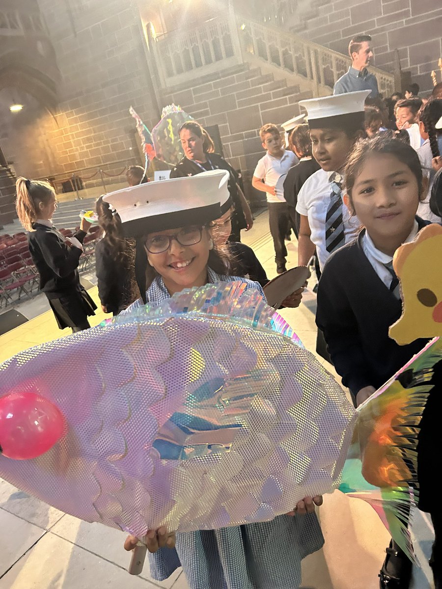 What a fabulous afternoon at the Liverpool Cathedral! We loved the performance of Bernie and Boatie - The Boat of Hope ⛴️ @BoatofHope