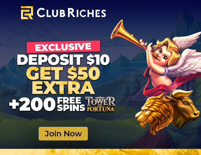 [Club Riches] Exclusive raffle with a $1,000 top prize plus $50 extra with a $10 deposit for new customers! 

Claim Here: promotions.clubriches.com/freebitcoin-ex…