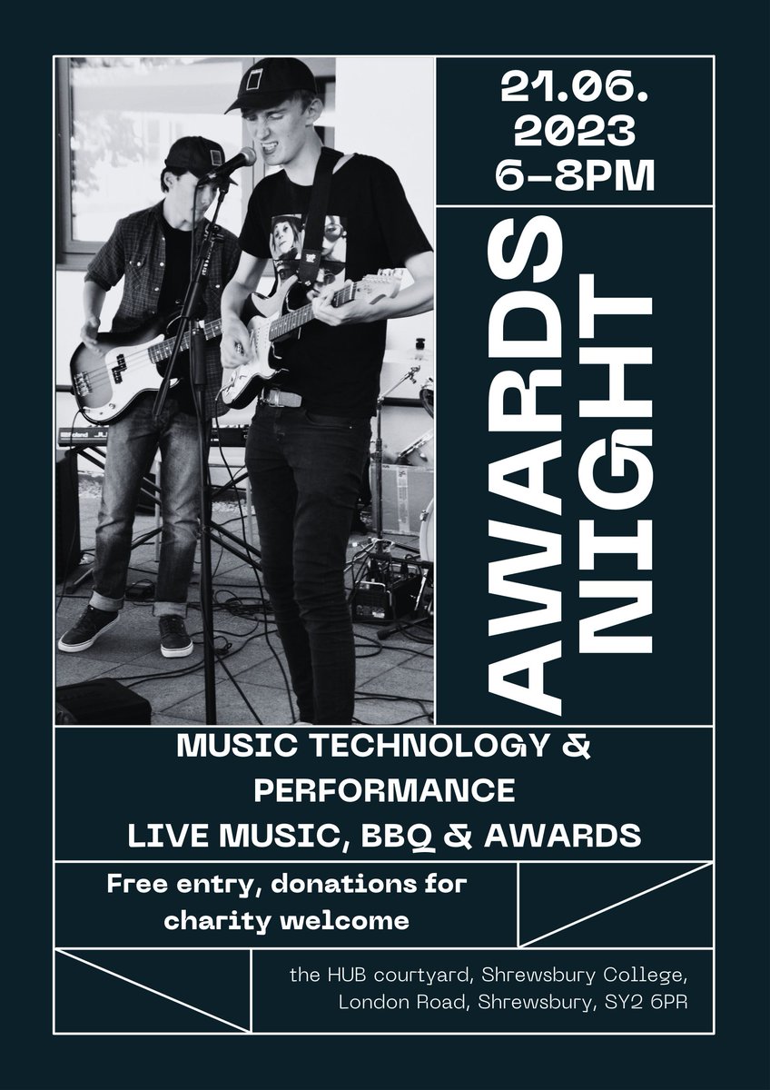 ianroundstaff's tweet photo. We have our end of year awards soon to celebrate the hard work our students have put in over the past year. #livemusic #livesound #djs #awards @ShrewsColGroup https://t.co/6cyk1KInvK