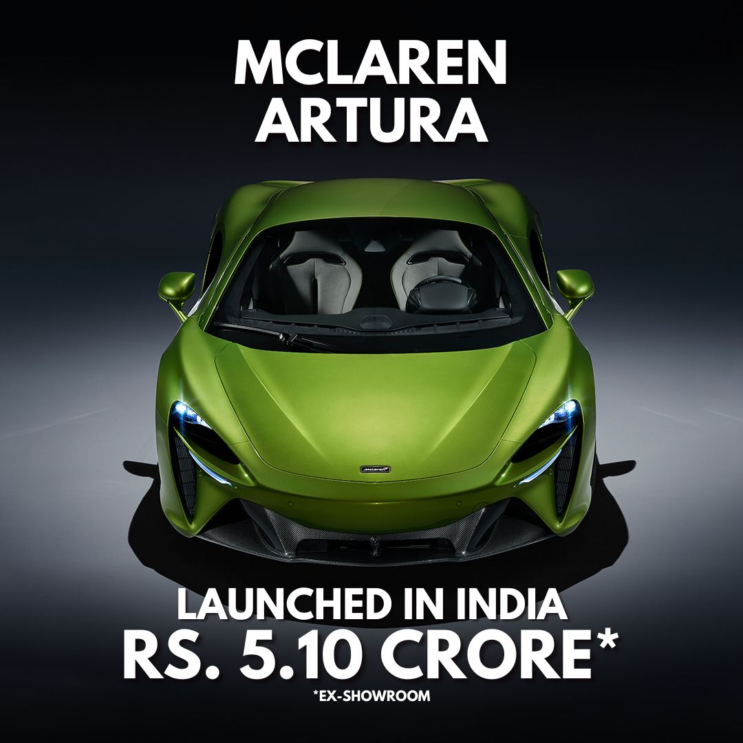 OVERDRIVE On Twitter McLaren Launched The Artura PHEV In India It Is 