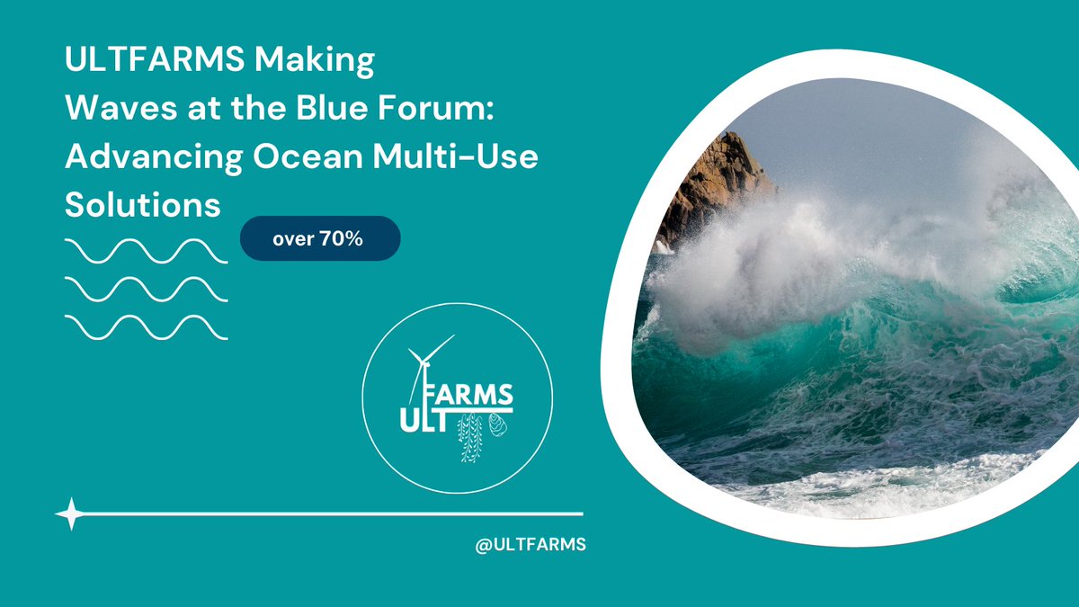 🌊🚀 #ULTFARMS joins the vibrant discussions at the #BlueForum in Brest! 
👉🏻Discover how we're pioneering #OceanMultiUse solutions, integrating food & #energysecurity with #natureprotection. Together, let's shape a sustainable future for our oceans! 💙⚡️🌱#FoodSecurity #energy