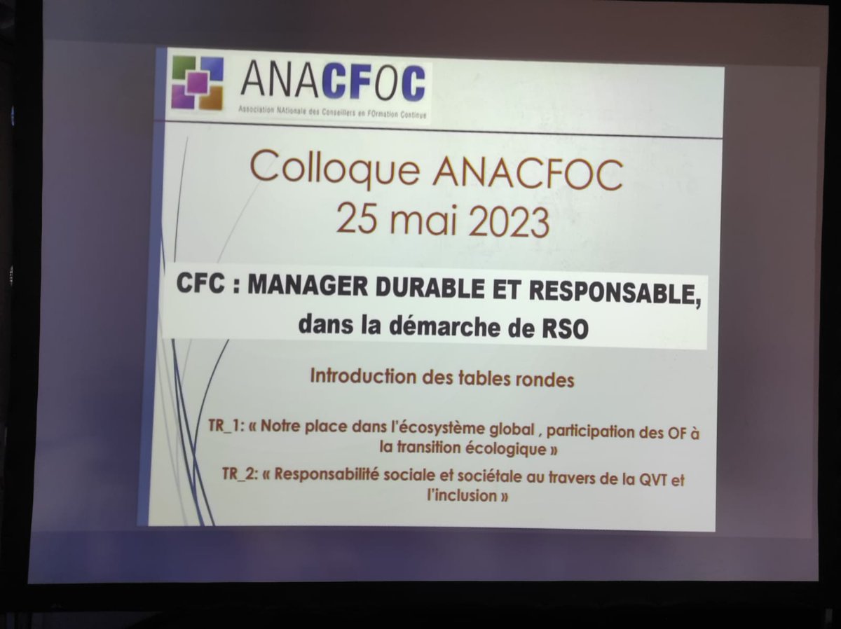 Gipdaifi_Gpe's tweet photo. Le #GIPDAIFI est prรฉsent au colloque organisรฉ par l'Association nationale des conseillers en formation continue #ANACFOC. journรฉes professionnelles rythmรฉes par รฉchanges et des confรฉrences. Nous sommes reprรฉsentรฉs par Valรฉrie WILLIAM, notre cheffe de dรฉpartement #CAFOC & #DABM. https://t.co/4QGPfmFqW6