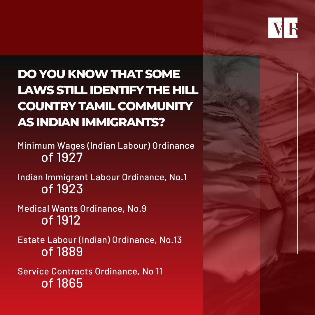 This report by Verité Research provides further insight into the issues faced by the HCT community

veriteresearch.org/wp-content/upl… 3/3