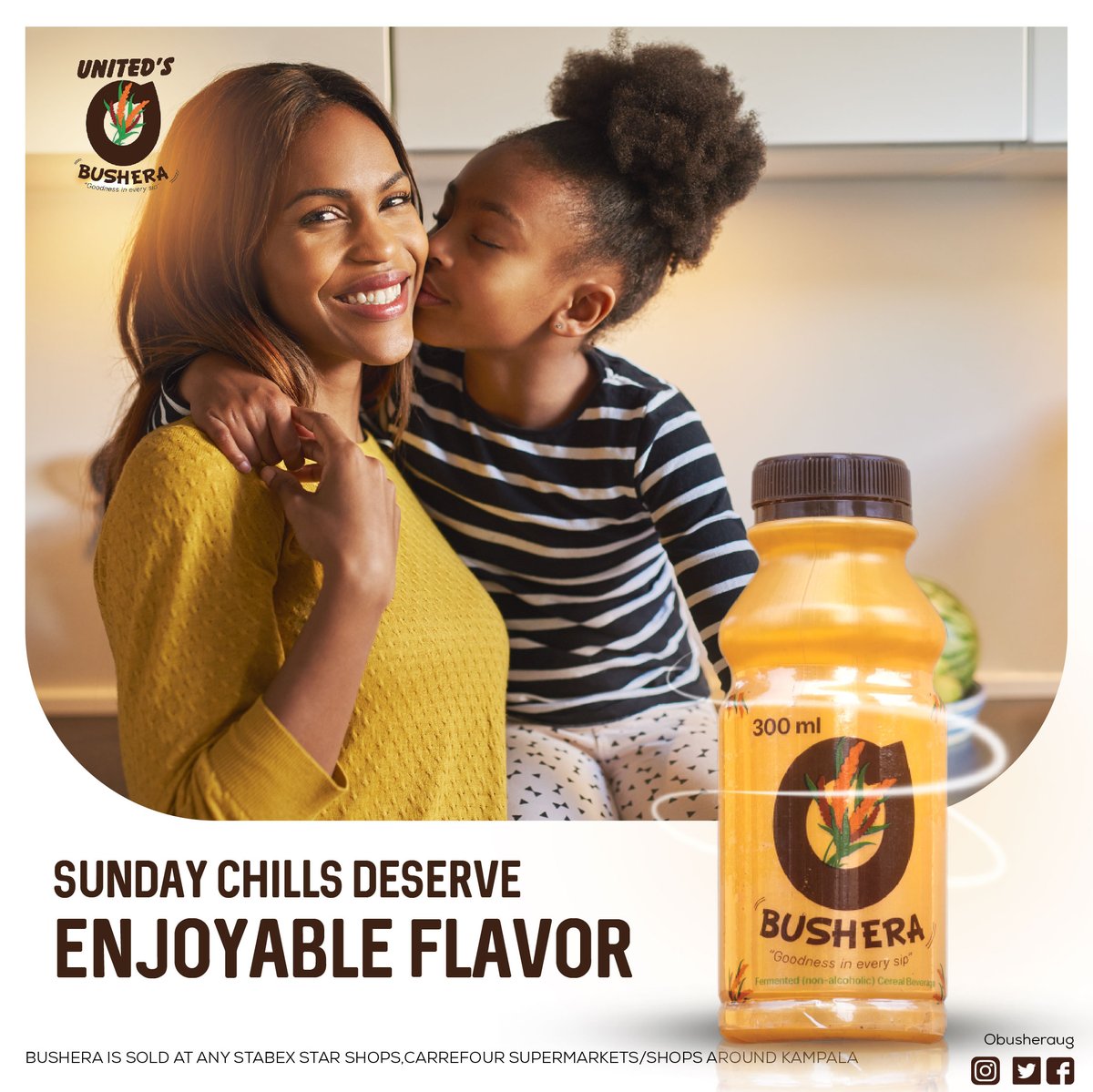 obusheraug's tweet photo. #Obushera is a sensory delight!
With its unique taste and smooth texture, it's a beverage that tantalizes your taste buds and leaves you craving more.
Get some today from any supermarkets and shop near you.
#HealthyDrink #Nutrition #HealthBenefits #EasySunday https://t.co/z9t2Ja11Jt