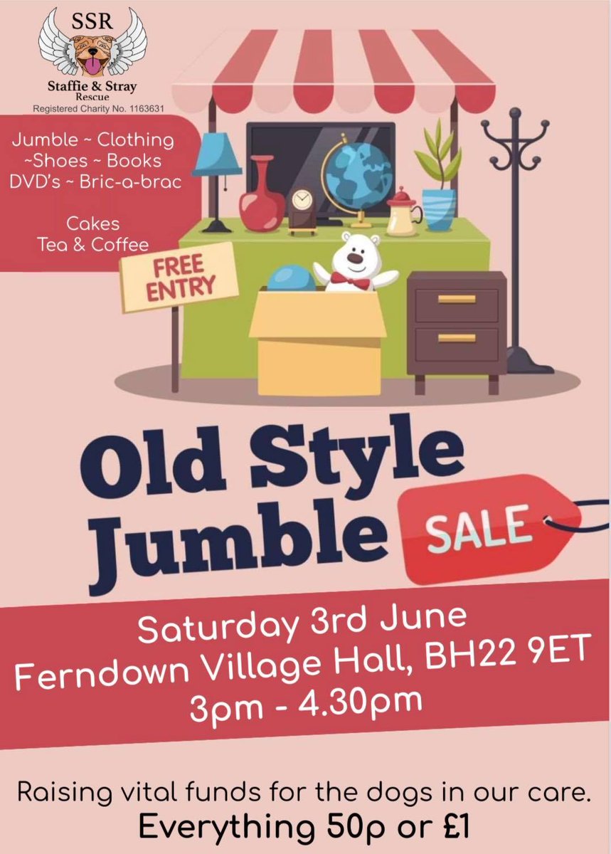 💜🐾Just a week until our Jumble Sale! A team of volunteers have been busy sorting items,you'll find some amazing bargains! 🐾💜