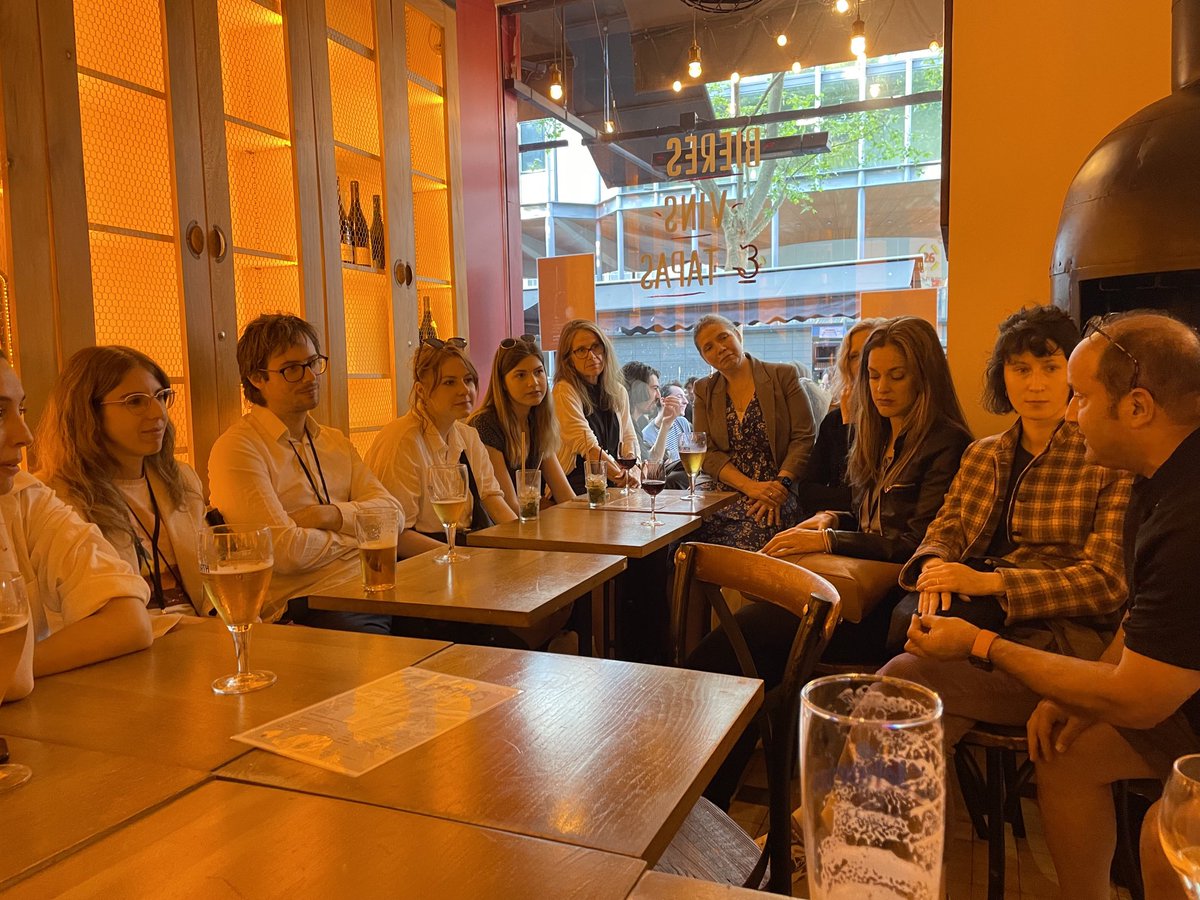 Great turnout at the ⁦@WIELDvoice⁩ gathering at #IDSParis2023.  We learned more about issues & concerns from trainees & young investigators. Please contact us to join us or learn more about what we do.