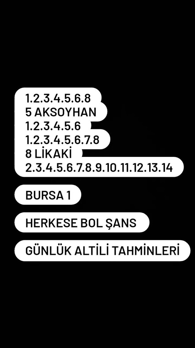 Yurt dışı akşam yarışları. (@gunlukaltili) on Twitter photo 