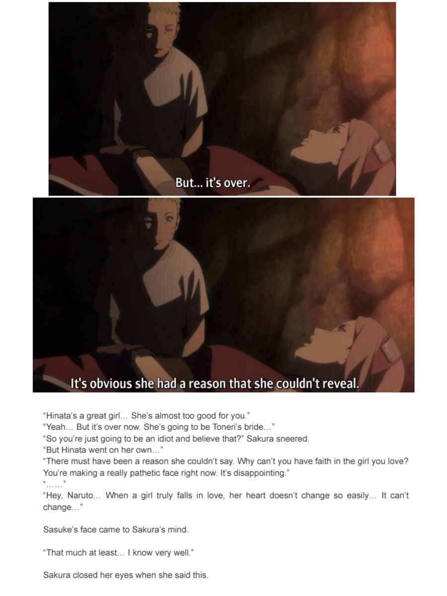 Sakura is too good and pure for this world. 
She should've minded her own damn business, but the girl was kind enough 💔

Perhaps too kind.