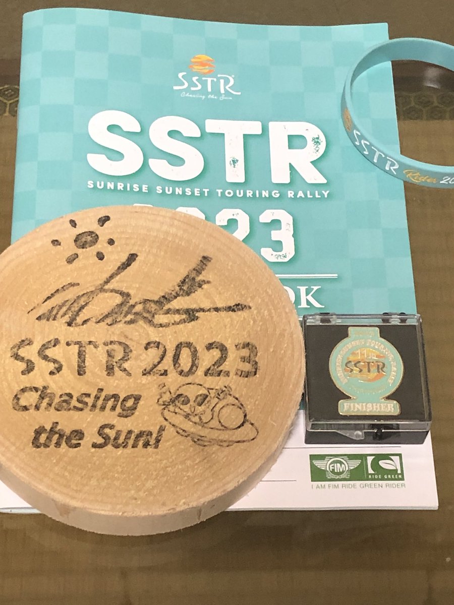 jonarakawa's tweet photo. 初参加SSTR無事に完走できました🎉
一日中曇り空で最後には雨に打たれましたが気持ちは晴れやかですぇ。
毎年参加したくなる気持ちが分かりました🛵
また来年会いましょう👋

#SSTR2023 
#SSTR https://t.co/ftri5F9gdj