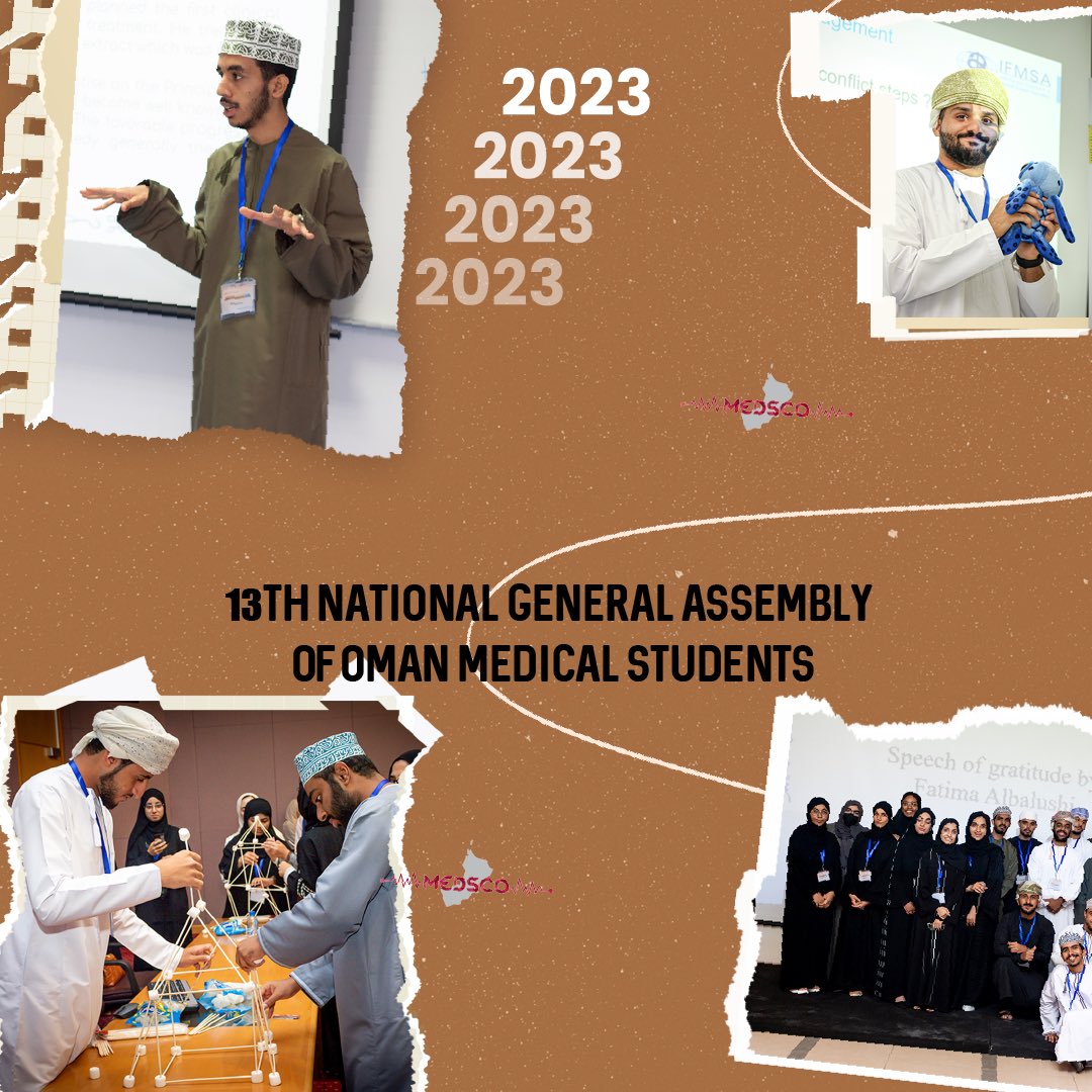 MedSCO_Oman's tweet photo. Call for NGA XIIl OC
(13th national general Assembly)

Join the Organizing Committee and be a part of this great event 🤩

All details and information are provided in the registration link in Bio.🔗

For further questions, contact us through direct messages 📬
#medsco https://t.co/hX2HMWwEo8