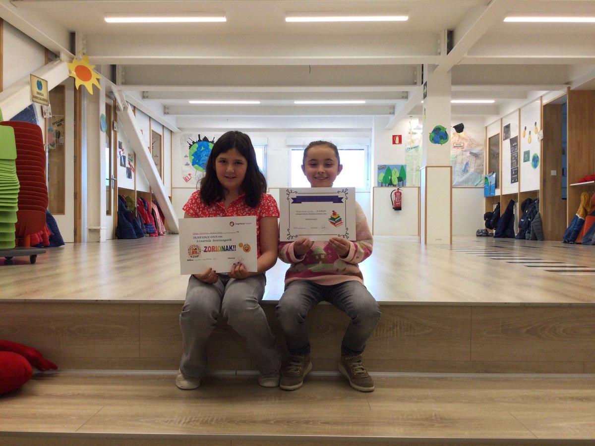 Zorionak neska mutilak! Ez dago atsedenik irakurketagaz 💪🏼💪🏼💪🏼