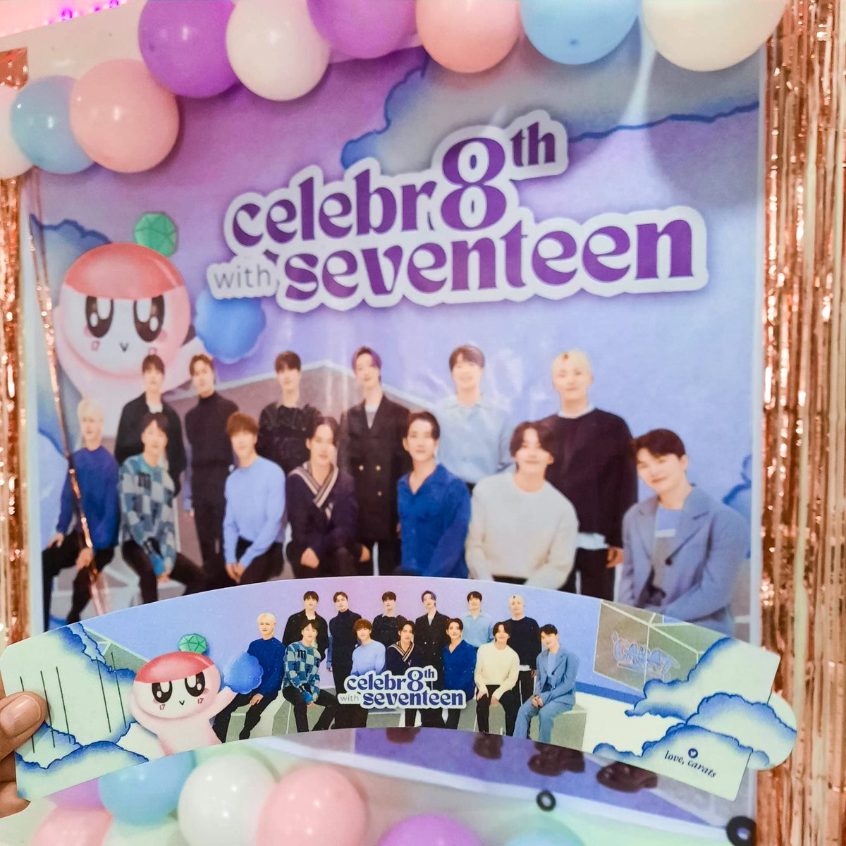 CupzofJCafe's tweet photo. Seventeen 8th Debut Anniversary in 
Davao City -PH by @dvocarats 

🗓️CSE May 26-28
📌Mini Gath + Free photobooth - 
May 28 

#Celebr8thWithSVT
#SEVENTEEN #세븐틴
#SVT_8th_Anniversary
#SEVENTEEN8THANNIVERSARY
#팀세븐틴_보고올랐지_8주년까지
#SEVENTEEN_To_8finity
#8Years_with_CARAT https://t.co/PUmt8xSLzG