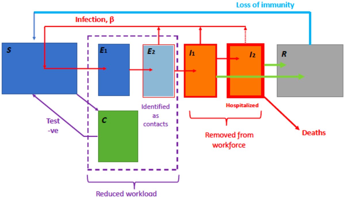 Just published in @ScienceAdvances joint work with A. Dobson, C.Ricci, F.Gozzi, G.Fabbri, TTemzelides & M. Pascual on Balancing Economic & Epidemiological Interventions in the Early Stages of Pathogen Emergence. #InterdisciplinaryResearch #Centre_for_Unframed_Thinking @RennesSB