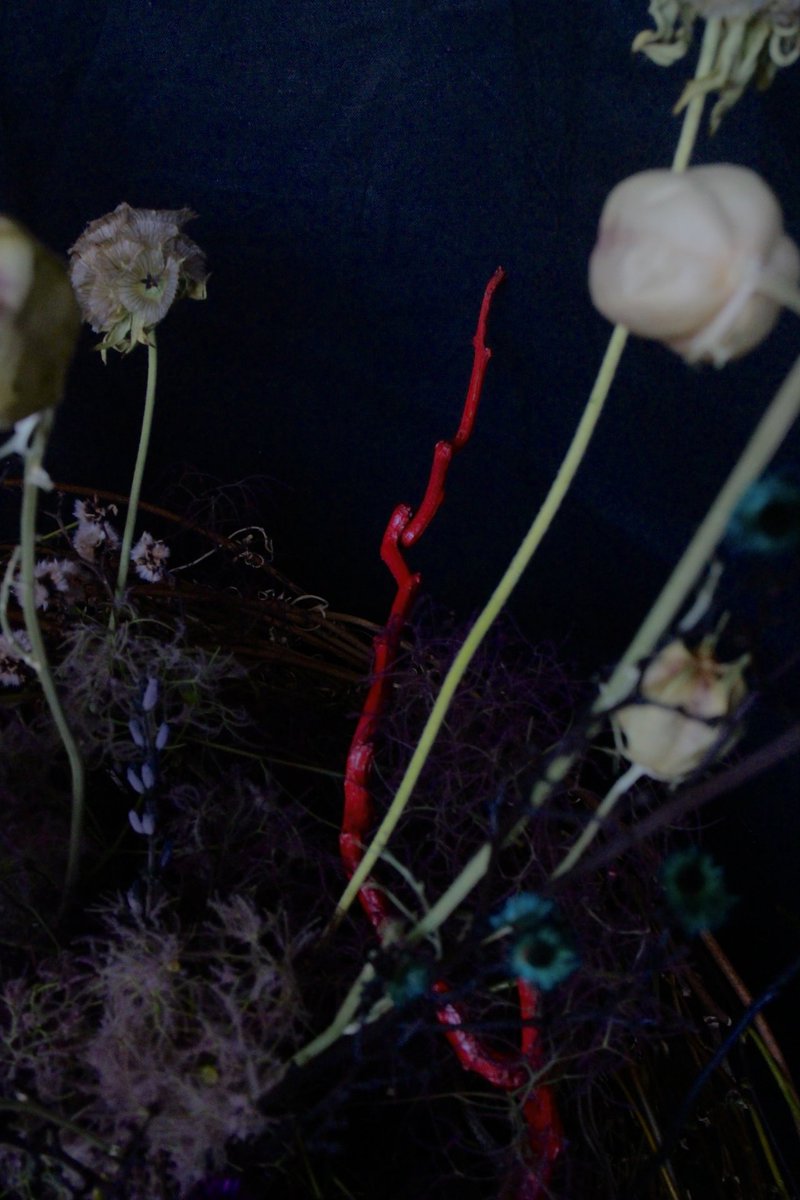 FLOWERFROG87's tweet photo. 【巣】nest 

ZOZO創業25周年。
　離れていても同じ思いの詰まった巣ということで、各拠点にこちらのflower artをご用意させて頂きました。ZOZOのブランドロゴ【赤】【黄】【青】【黒】の4色の枝が巣に取り込まれており、創業時から現在に繋がっている歴史を表しています。 https://t.co/GLta4fnBAd
