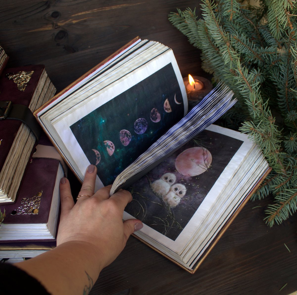 MemoryKeeper9's tweet photo. 🧙♀️“Magic is believing in yourself, if you can do that, you can make anything happen.”
https://t.co/vbcuQYaBV3 via @Etsy
― Johann Wolfgang von Goethe
#Old #witchcraft #book,#Diaryleather #notebook,#firstwitch #practiceofmagic #Grimoire
#etsyshop #handmade #witch https://t.co/pN3K09DS3h