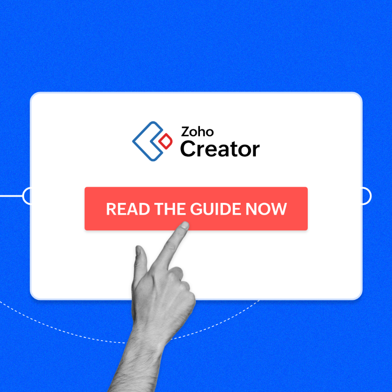 ZohoCreator's tweet photo. Are you exploring low-code platforms? This free guide can make your life much easier. ​👇🏻