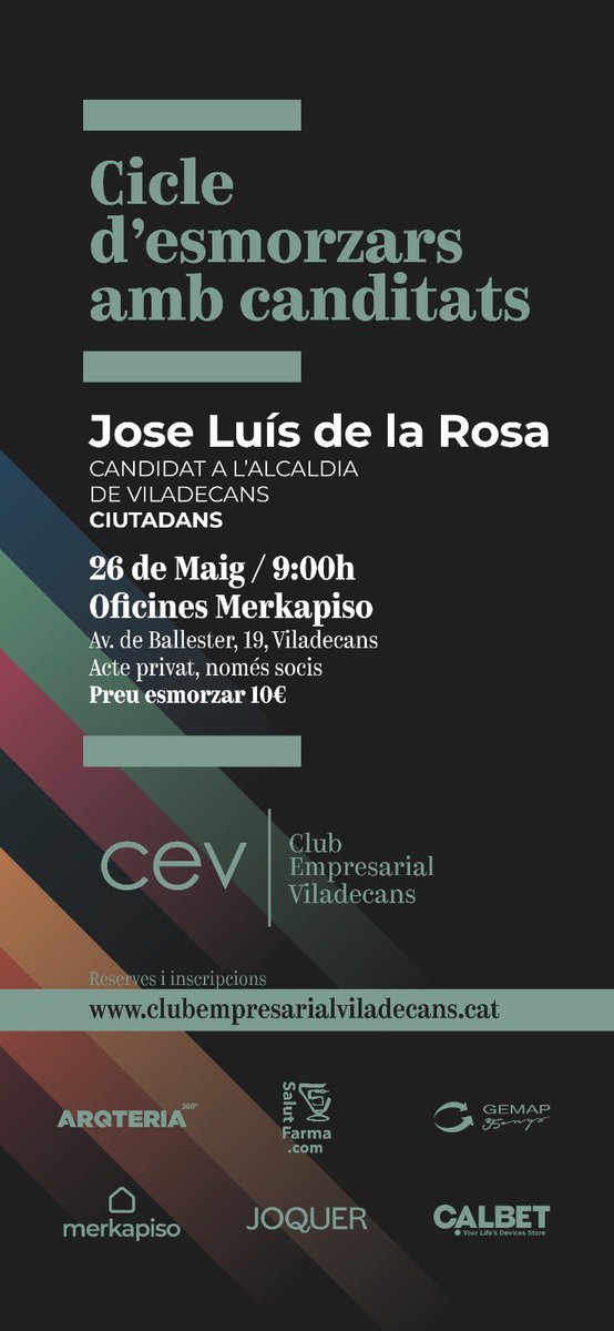 Club Empresarial de Viladecans (@ceviladecans) on Twitter photo Al <a href="/CEViladecans/">Club Empresarial de Viladecans</a> avui hem fet la darrera trobada del cicle d’esmorzars amb els Candidats a les eleccions de Viladecans.
Hem escoltat les propostes de <a href="/etobarue/">EDUARD TOBARUELA</a> de <a href="/VMViladecans/">@veïnsmunicipalistesviladecans</a> i de <a href="/JLdelaRosa_N/">José Luis de la Rosa</a> de <a href="/Cs_Viladecans/">Cs Viladecans</a>
Gràcies a tots dos Al <a href="/CEViladecans/">Club Empresarial de Viladecans</a> avui hem fet la darrera trobada del cicle d’esmorzars amb els Candidats a les eleccions de Viladecans.
Hem escoltat les propostes de <a href="/etobarue/">EDUARD TOBARUELA</a> de <a href="/VMViladecans/">@veïnsmunicipalistesviladecans</a> i de <a href="/JLdelaRosa_N/">José Luis de la Rosa</a> de <a href="/Cs_Viladecans/">Cs Viladecans</a>
Gràcies a tots dos