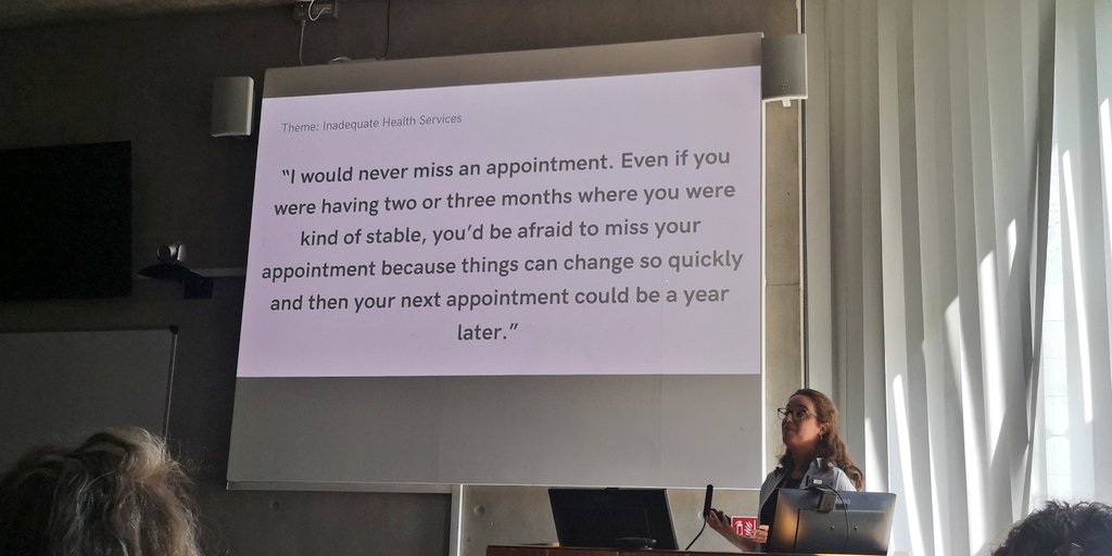 Fantastic talk by @Sarah_Foley_ on living with #endometriosis and the impact of navigating through the healthcare services in Ireland.  #PHM2023