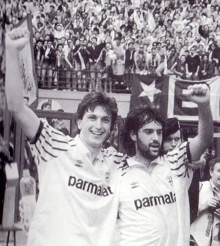 🔙 Oɴ Tʜɪs Dᴀʏ 

26 maggio 1991, al "Meazza" con il pareggio con il Milan il nostro club ottiene per la prima volta nella sua storia la qualificazione in Europa 🤙🏻💛💙

#ParmaTimeMachine