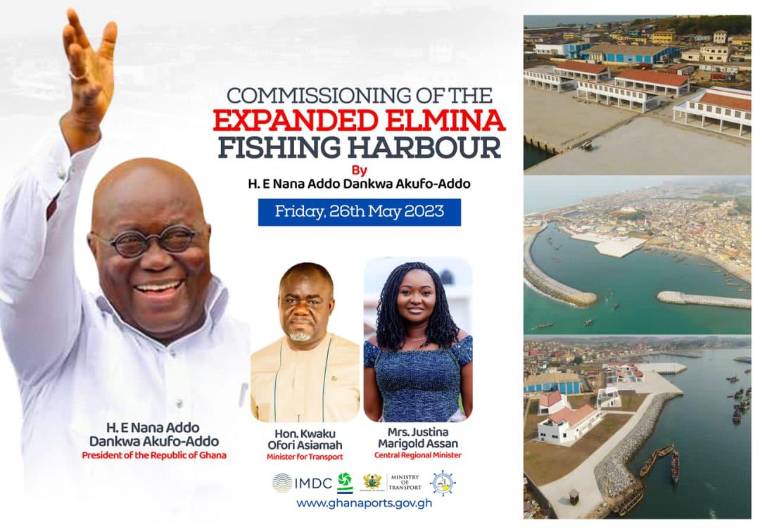 Commissioning of the expanded Elmina Fishing Harbour

Today, 26th May 2023.