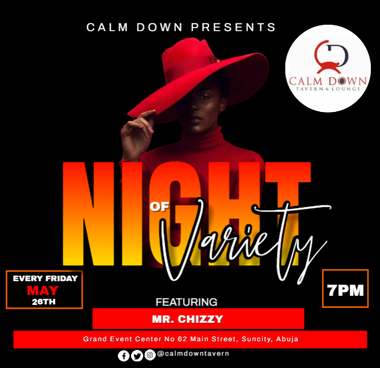 CalmDown Tavern & Lounge (@calmdowntavern) on Twitter photo πΆ Join us tonight at <a href="/CalmDownTavern/">CalmDown Tavern & Lounge</a> for a live music performance by Mr. Chizzy! π΅ Don't miss out on a night of great tunes and good vibes. See you there! #livemusic #CalmDownTavern #MrChizzy #Galadimawa #Lokogoma #Abuja πΆ Join us tonight at <a href="/CalmDownTavern/">CalmDown Tavern & Lounge</a> for a live music performance by Mr. Chizzy! π΅ Don't miss out on a night of great tunes and good vibes. See you there! #livemusic #CalmDownTavern #MrChizzy #Galadimawa #Lokogoma #Abuja