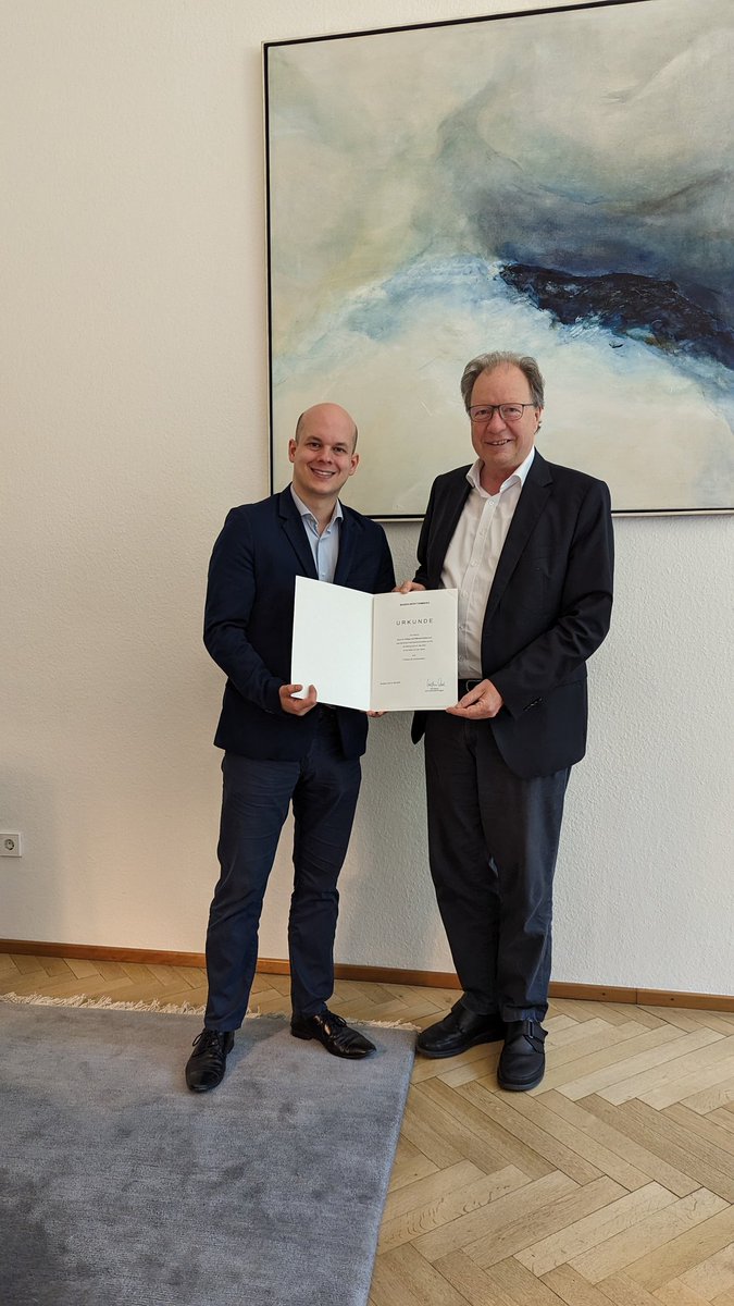 I'm excited to announce that I was appointed Tenure-Track Professor at the University of Stuttgart.