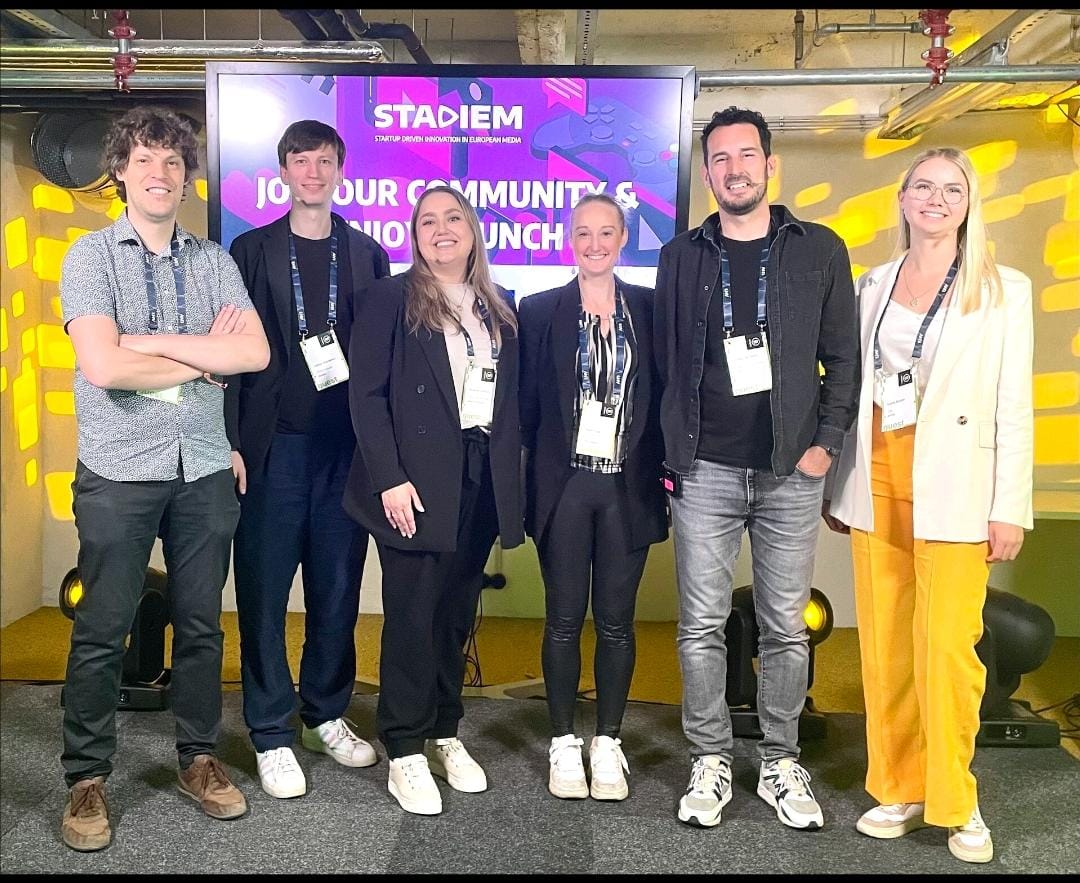 Pitch alert! Yesterday at <a href="/Latitude59/">Latitude59</a>, STADIEM kicked off the first of its four events in the EU to showcase its accelerator program for media and bring its pilot beneficiaries on #pitching stages🚀🇪🇺

Next date of the tour: May 31 <a href="/MediaCityOdense/">Media City Odense</a> ➡️buff.ly/3N0D8zm