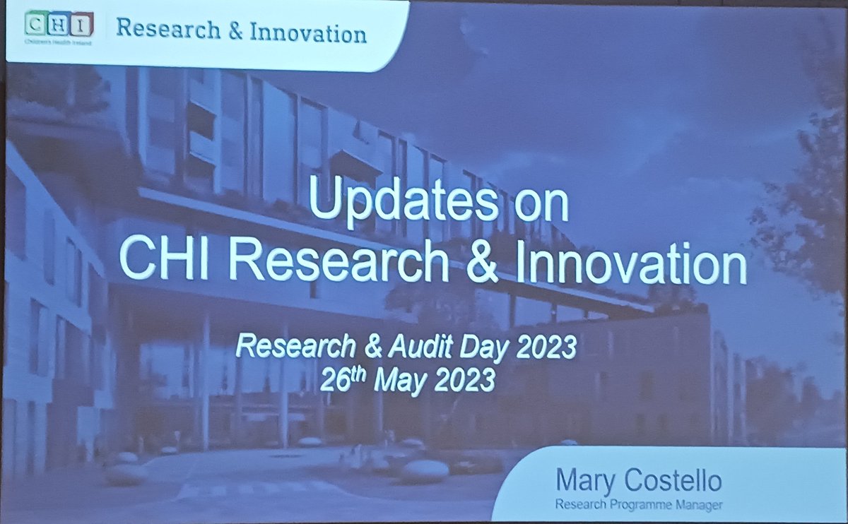 Shirley Bracken (@shirley_bracken) on Twitter photo Excellent talk from Mary Costello Research Programme Manager <a href="/CHI_Ireland/">Children's Health Ireland</a> #RandADay23 Exciting times ahead ... opportunities, strategy, PAHSC, Clinical Research Centre, #ClinicalResearchersForum #YPAG, #PPI with <a href="/Shane_Comer1/">Shane Comer PhD</a> grant funding assistance @NCRCIre Excellent talk from Mary Costello Research Programme Manager <a href="/CHI_Ireland/">Children's Health Ireland</a> #RandADay23 Exciting times ahead ... opportunities, strategy, PAHSC, Clinical Research Centre, #ClinicalResearchersForum #YPAG, #PPI with <a href="/Shane_Comer1/">Shane Comer PhD</a> grant funding assistance @NCRCIre
