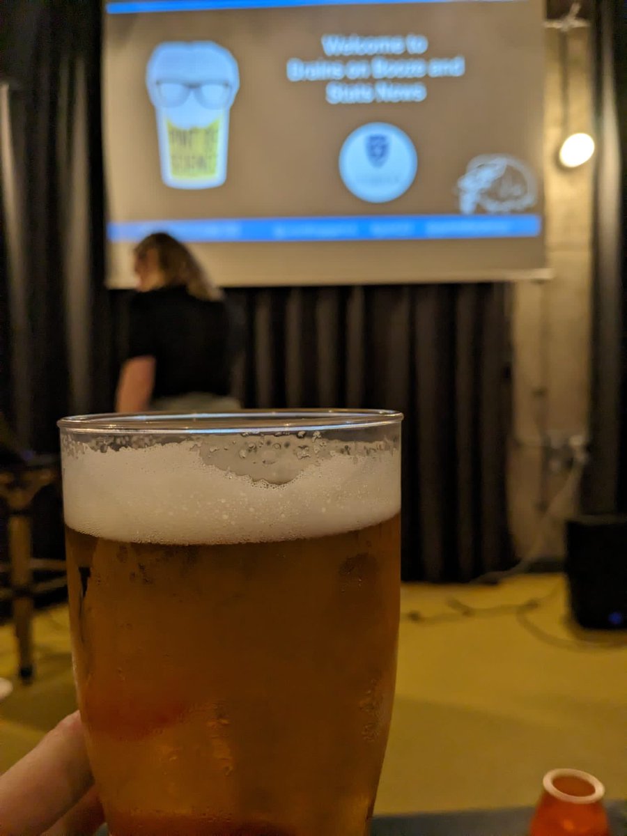 bettyonthebrain's tweet image. First time organising and hosting @pintofscience and what a hoot it was. Huge shout out to @C__Ratcliffe and Dr Helen Clough for making brains and stats less ‘huh?’ and more ‘a ha!’.

Until next year where @ClarissaGiebel will be making her much anticipated POS debut 🍺 

#pint23