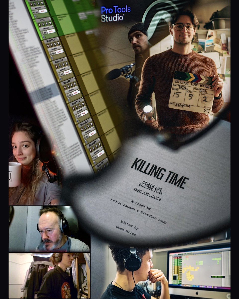 The wheels are in motion still! Episode Four completed it’s rough cut two days ago and we’re thrilled with the results! Here we have a collection of stills from the post production phase.

#audiodrama #script #voiceactor #writer #actor #scifi #acting #podcast #filmmaking #sound