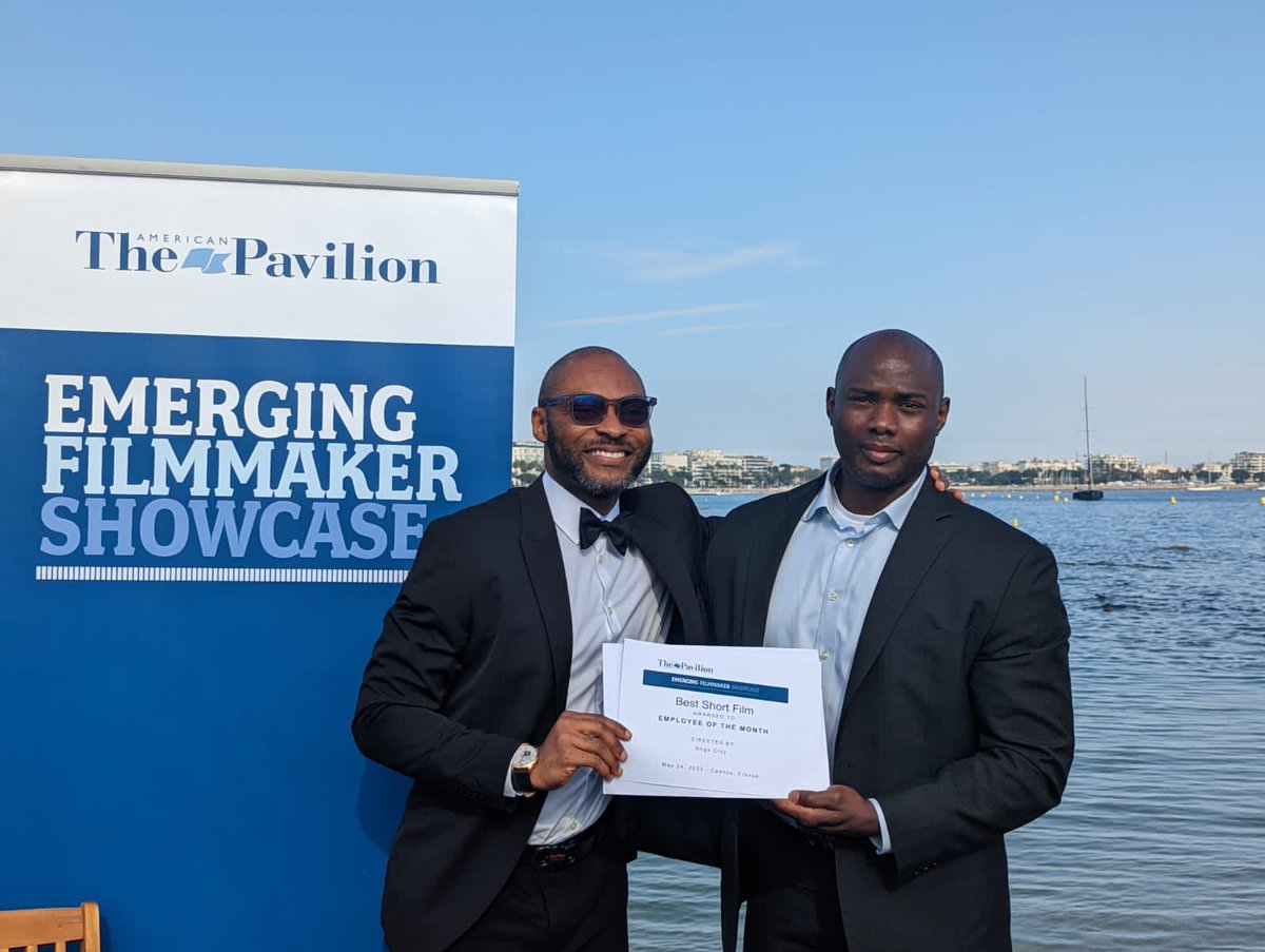 employeefilm's tweet photo. We won Best Short Film at @AmPav and Best Actor for @TopeTedela at @diversencannes. This is huge for us and we are thankful to @Festival_Cannes for programming the largest number of African films at the festival. 
Thank you to the entire EOTM team. The award is for you. #EndSARS https://t.co/JlkJMqCatv