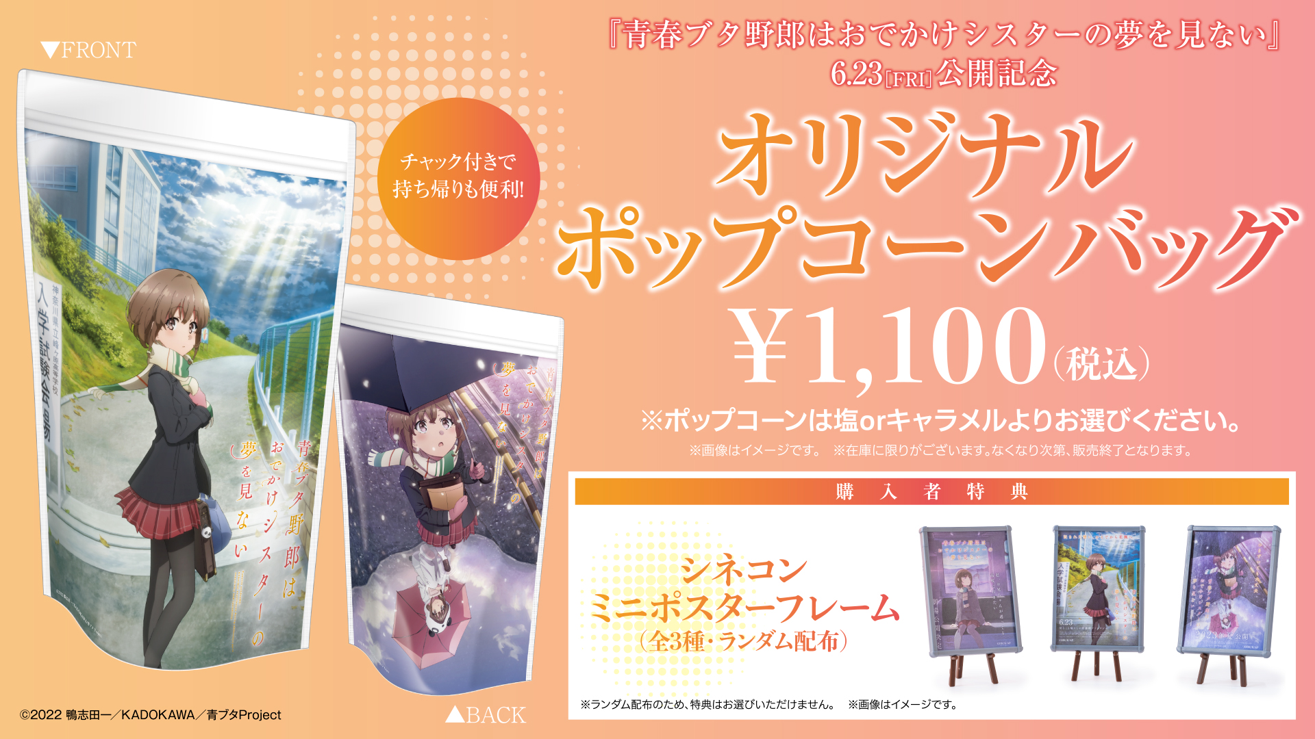 青春ブタ野郎 劇場版ポスター (青春ブタ野郎はおでかけシスター 青春ブタ野郎 劇場版ポスター (青春ブタ野郎はおでかけシスター