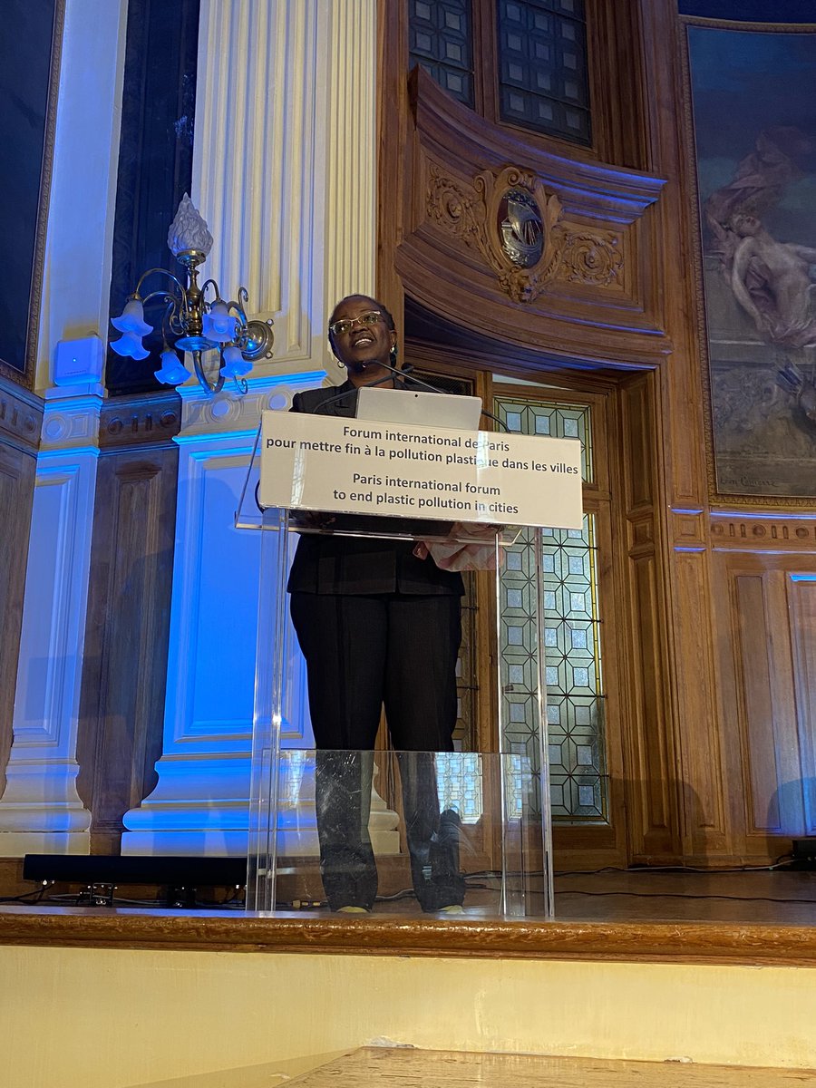 Ending #PlasticPollution starts with changing individual behavior! We have a responsibility to undertake strong negotiations next week with the #INC 👉 to implement an ambitious legally binding document against #PlasticPollution <a href="/MujaJeanne/">Mujawamariya Jeanne d'Arc</a>